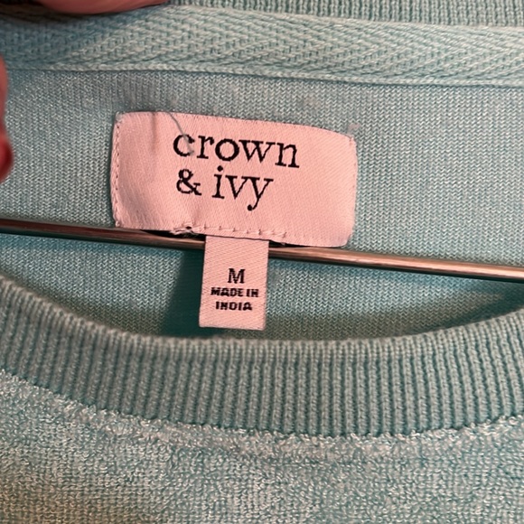 Crown and Ivy Ladies Terry Cloth Short Set Size Medium - Picture 2 of 9